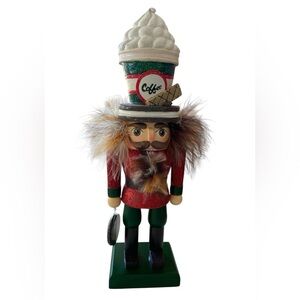 Festive Coffee Cup Nutcracker by HOLLYWOOD